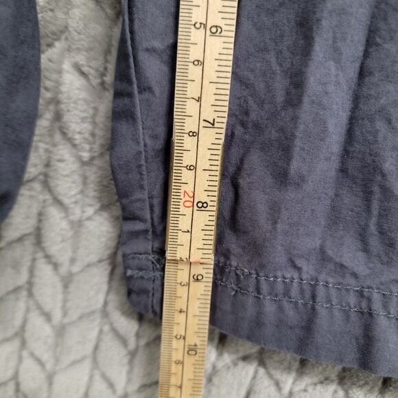 Columbia Sportswear Washed Out Shorts Men's Size 36 Blue Flat Front Chino - Picture 5 of 8